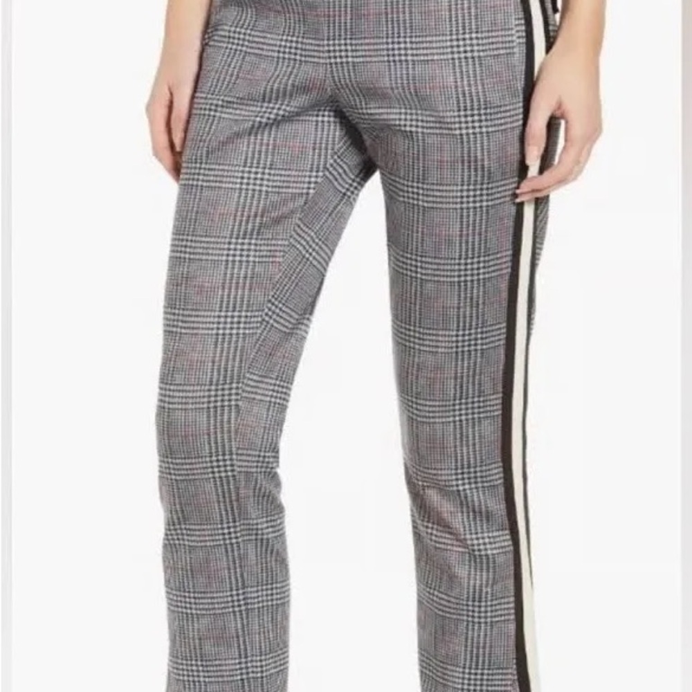 Pam and Gela Glen Plaid Cropped Pant